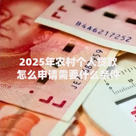 2025年农村个人贷款怎么申请需要什么条件和手续