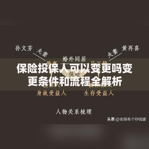保险投保人可以变更吗变更条件和流程全解析