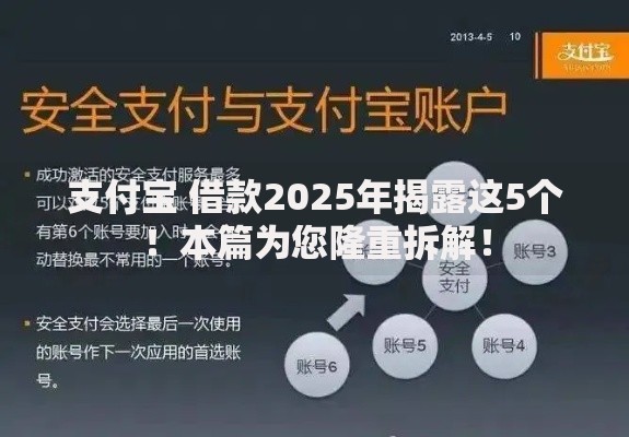 支付宝 借款2025年揭露这5个！本篇为您隆重拆解！