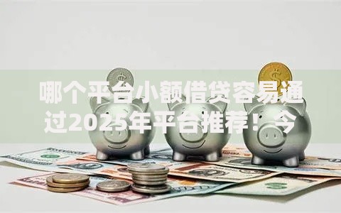 哪个平台小额借贷容易通过2025年平台推荐！今日介绍五个网贷口子借钱贷款容易通过