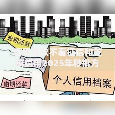 哪里贷款不看征信和芝麻信用2025年秒批方法！顺道盘点这5个借钱平台不看征信和芝麻信用