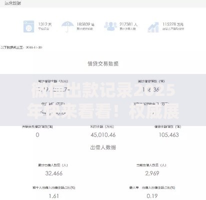 微信出款记录2025年快来看看！权威展示5个网贷还款记录平台