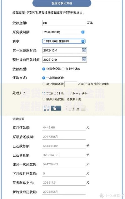 房贷提前还款全流程指南：条件、操作步骤与省钱技巧