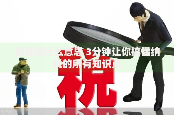 纳税是什么意思 3分钟让你搞懂纳税的所有知识点