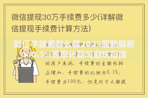 微信手续费怎么算2025最新解析：0.1%费率计算与避坑指南
