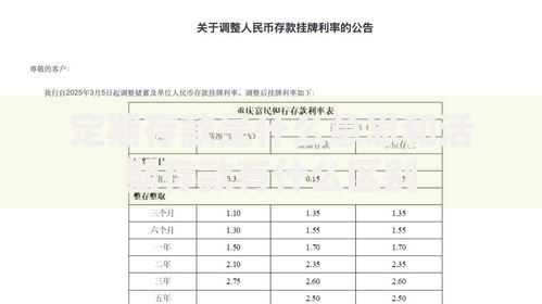 定期存款是什么意思和活期存款有什么区别