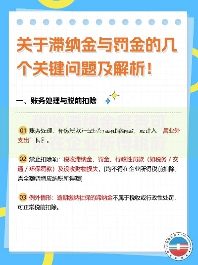税收滞纳金是否可以在企业所得税前扣除