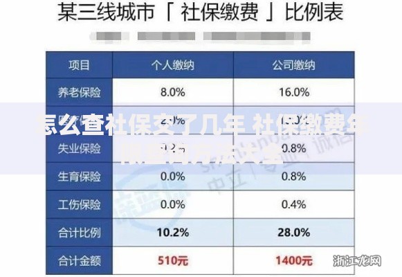怎么查社保交了几年 社保缴费年限查询方法大全