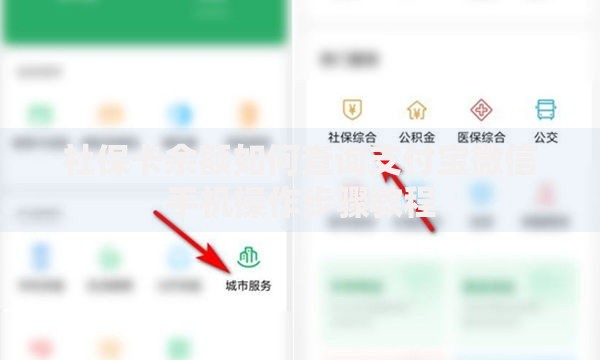 社保卡余额如何查询支付宝微信手机操作步骤教程
