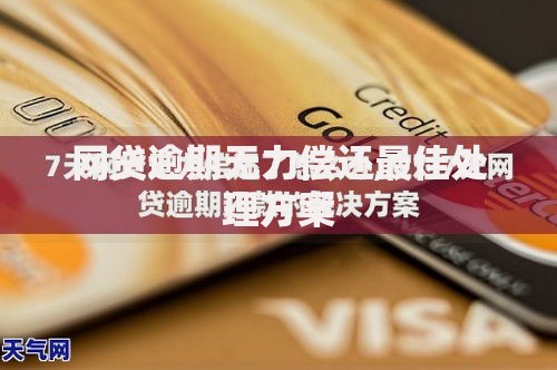 网贷逾期无力偿还最佳处理方案