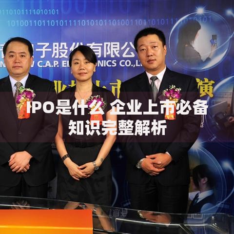 IPO是什么 企业上市必备知识完整解析