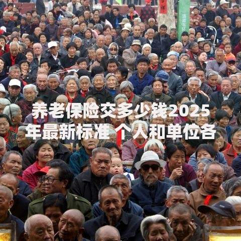 养老保险交多少钱2025年最新标准 个人和单位各承担多少