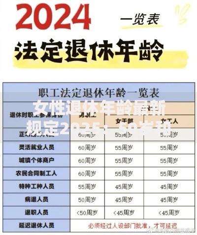 女性退休年龄最新规定2025：50岁和55岁退休条件全解析