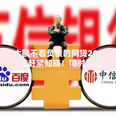 大额不看负债的网贷2025年赶紧知晓！同时汇集五个高息不看账单的贷款口子