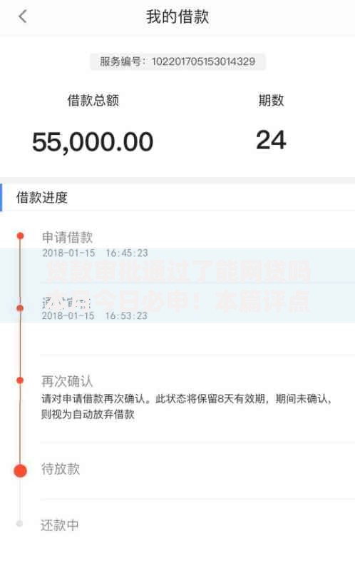 贷款审批通过了能网贷吗本月今日必申！本篇评点借款审批通过能借钱软件