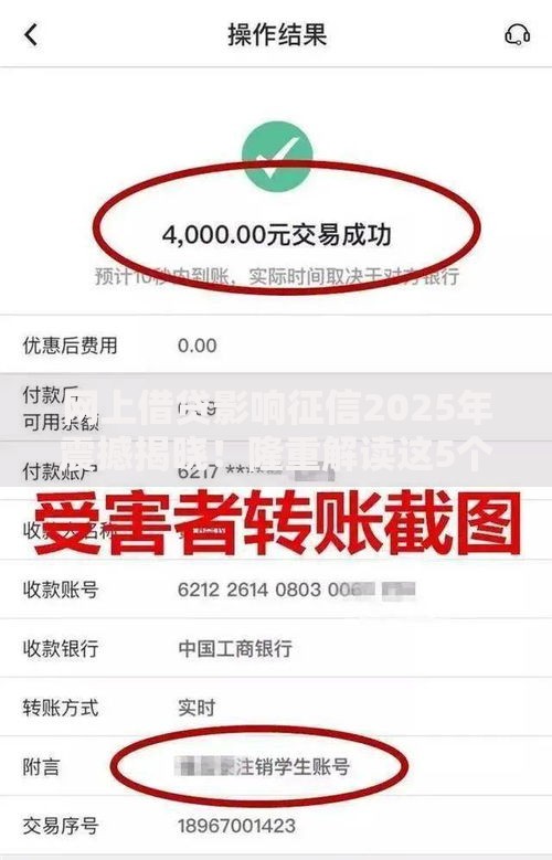 网上借贷影响征信2025年震撼揭晓！隆重解读这5个网贷被秒拒绝