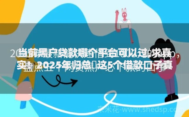 当前黑户贷款哪个平台可以过,求真实！2025年归总​这5个借款口子真实可用求软件
