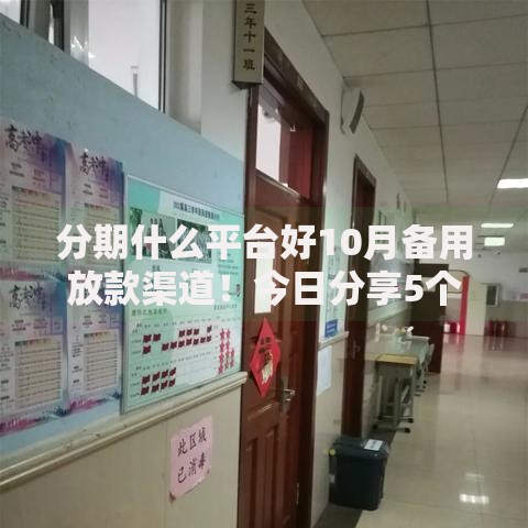 分期什么平台好10月备用放款渠道！今日分享5个借款口子软件好