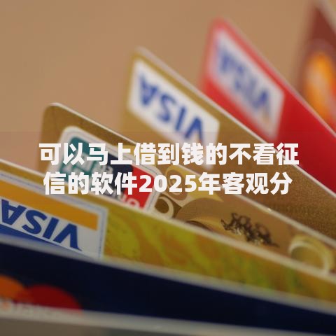 可以马上借到钱的不看征信的软件2025年客观分享评价！顺道介绍5个不看征信的网贷平台可以马上借钱