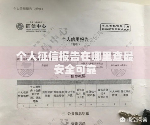 个人征信报告在哪里查最安全可靠