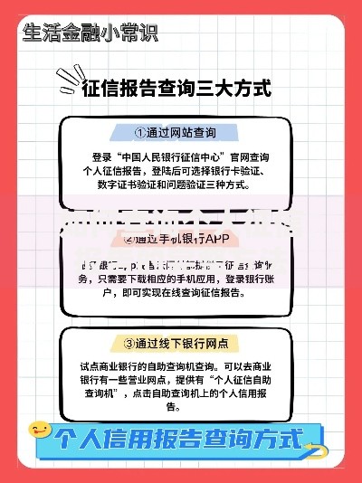 如何查询个人征信报告的完整方法