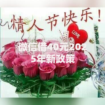 微信借40元2025年新政策