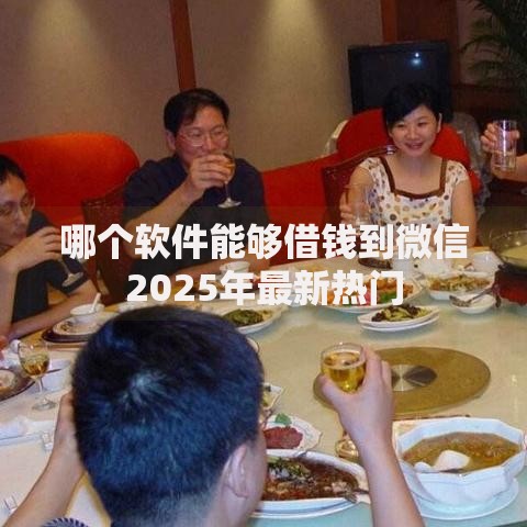 哪个软件能够借钱到微信2025年最新热门