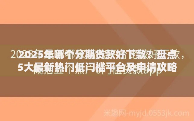 2025年哪个分期贷款好下款？盘点5大最新热门低门槛平台及申请攻略