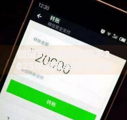 微信可以直接借钱不2025年最新渠道平台盘点