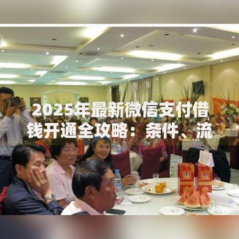 2025年最新微信支付借钱开通全攻略：条件、流程与提额技巧