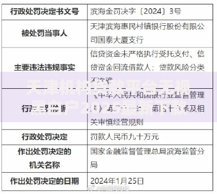 天津机构贷款平台无视黑白户2025最新下款排行汇总