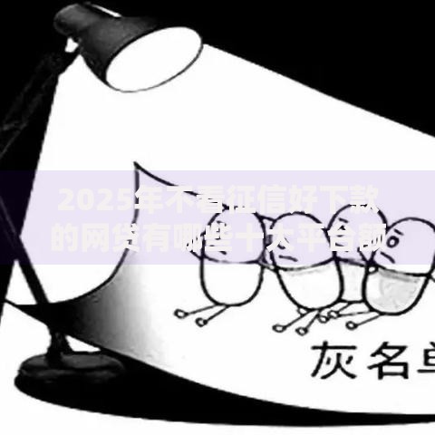 2025年不看征信好下款的网贷有哪些十大平台额度高、下款快、热门推荐！