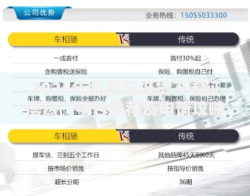 2025年合肥车抵贷不看征信热门平台推荐及申请攻略 2025年合肥车抵贷不看征信热门平台推荐及申请攻略