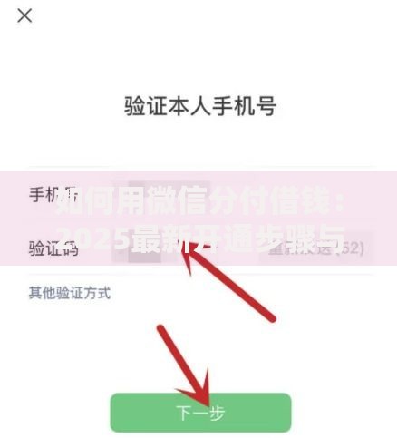 如何用微信分付借钱：2025最新开通步骤与提现技巧大全