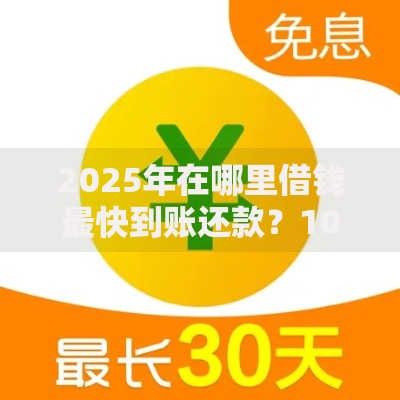 2025年在哪里借钱最快到账还款？10秒内极速放款的平台推荐