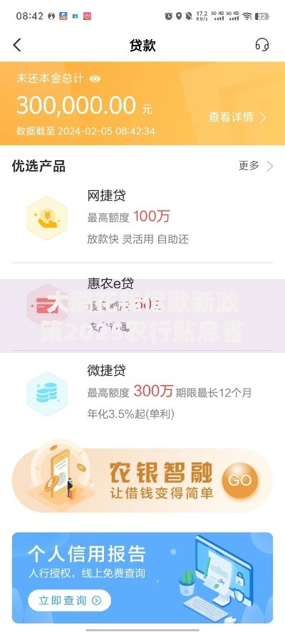 大鹅花钱借款新政策2025农行贴息省钱与微粒贷导流