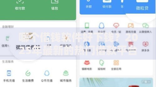 哪个借钱软件好下钱？2025年最新的热门借款平台推荐。
