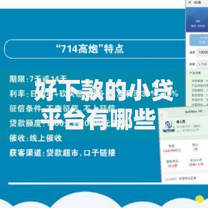 好下款的小贷平台有哪些？2025最新热门网贷口子推荐