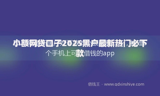 小额网贷口子2025黑户最新热门必下款