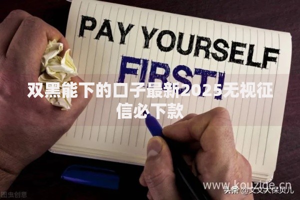 双黑能下的口子最新2025无视征信必下款 双黑能下的口子最新2025无视征信必下款