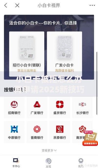 小白卡被拒怎么办再申请2025新技巧秒批通过 小白卡被拒怎么办再申请2025新技巧秒批通过
