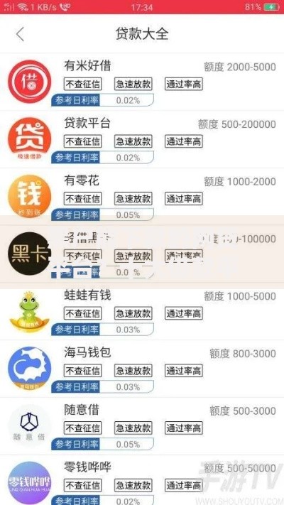 黑户能下款的网贷平台？十大借款平台推荐