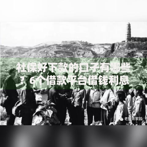 社保好下款的口子有哪些？6个借款平台借钱利息最低推荐给你