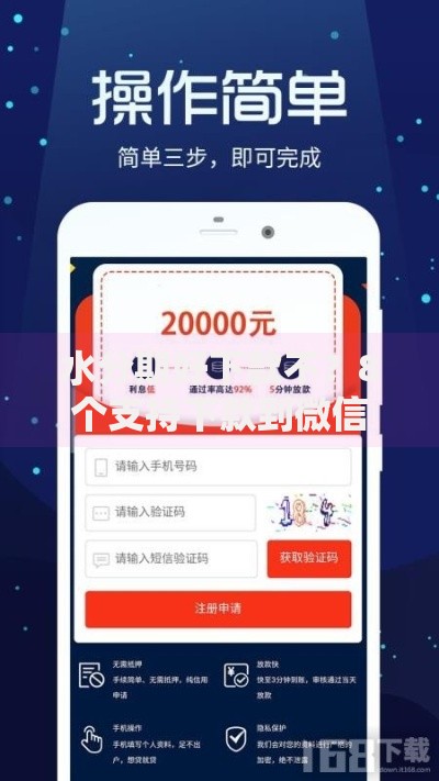 水分期好下款不？8个支持下款到微信的类似易开花的贷款平台