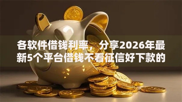各软件借钱利率，分享2026年最新5个平台借钱不看征信好下款的