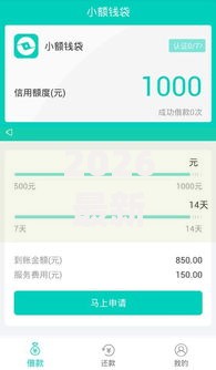 2026最新新的借钱平台有哪些软件（支持支付宝），7个不看征信无视黑白百分百下款软件无私分享