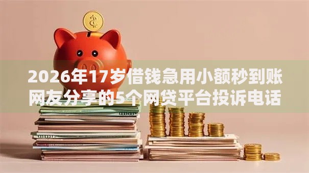 2026年17岁借钱急用小额秒到账网友分享的5个网贷平台投诉电话我觉得不错！